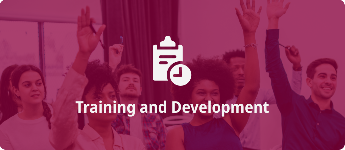 Training and Development Button